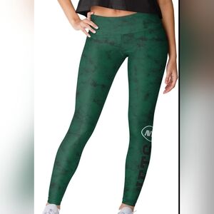 NY Jets Officially Licensed NFL Foco Womens Leggings - Green Black White NWT XL